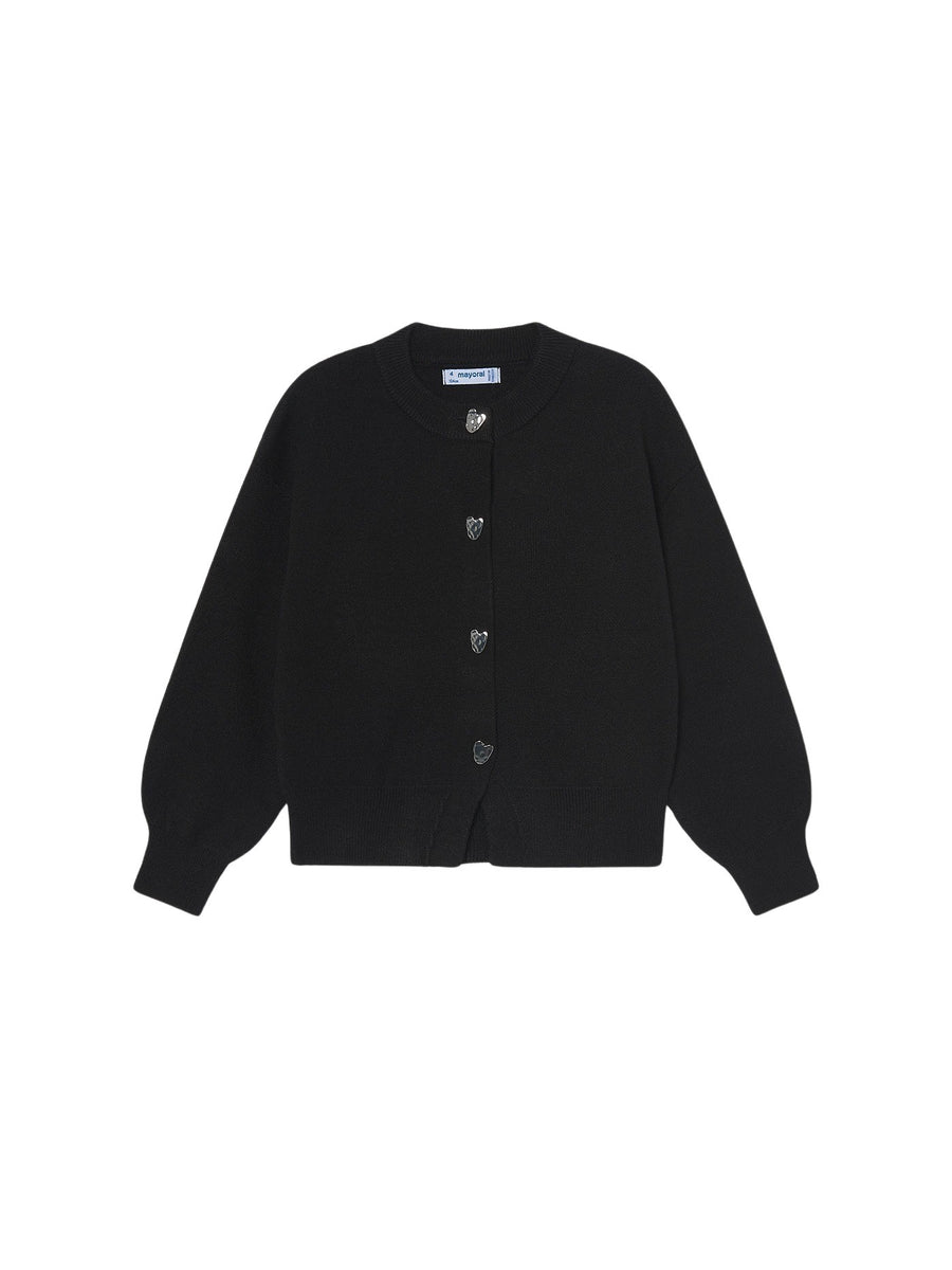 Casaco tricot bebé Preto (Preto)  para Menina - Mayoral