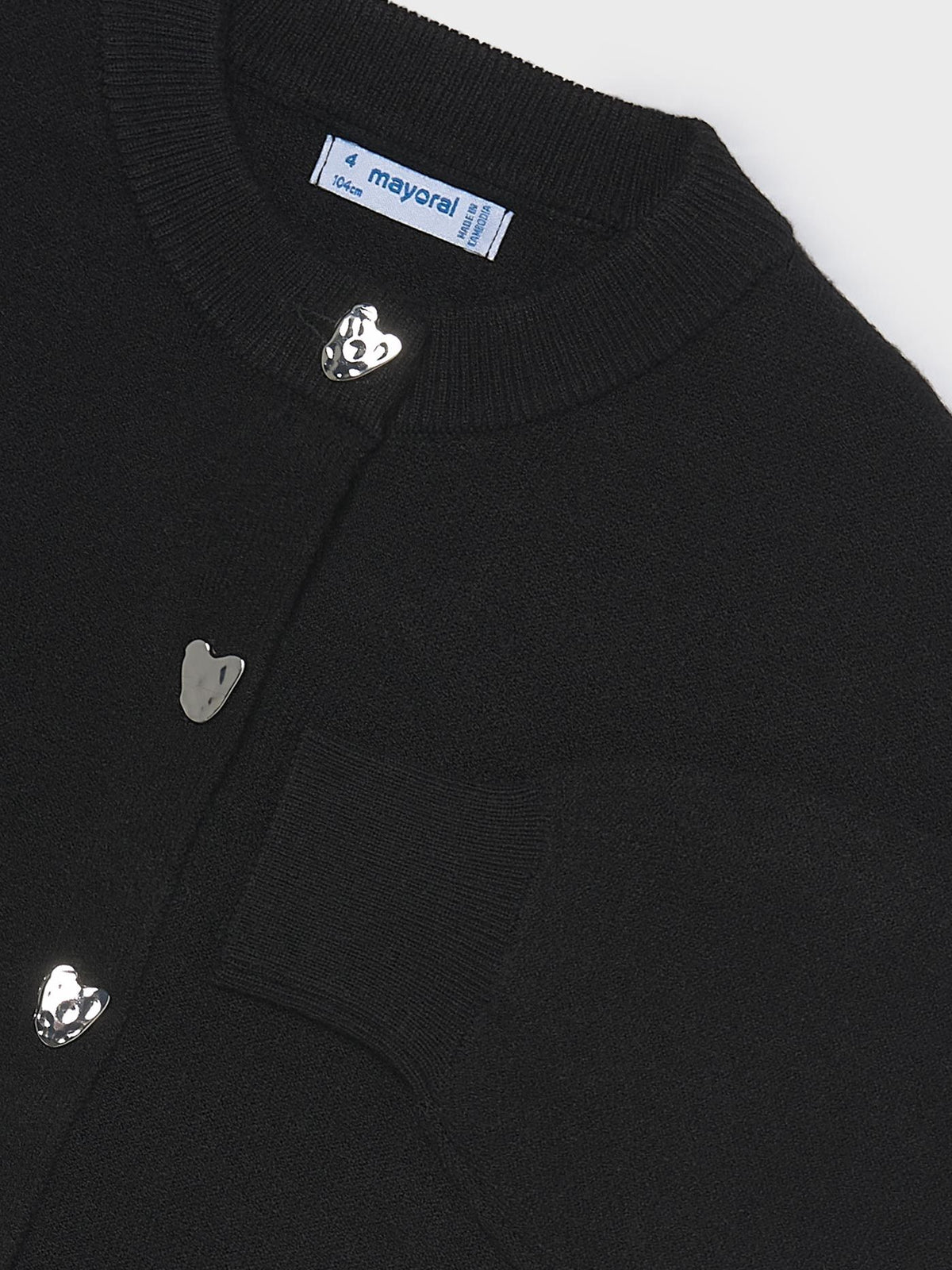 Casaco tricot bebé Preto (Preto)  para Menina - Mayoral