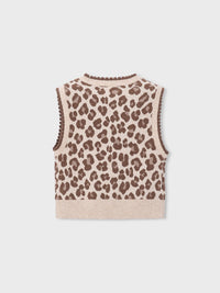 Colete tricot Castanha (Castanho)  para Menina - Mayoral