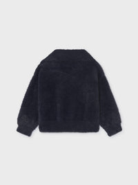 Casaco tricot pelo Marinho (Marinho)  para Menina - Mayoral