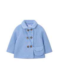 Casaco c/ bolsa Azul céu (Celeste)  para Menina - Mayoral
