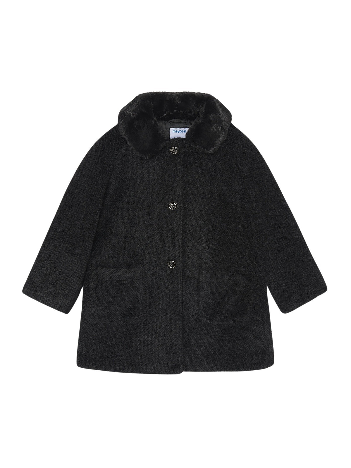 Casaco punto pelo Preto (Preto)  para Menina - Mayoral