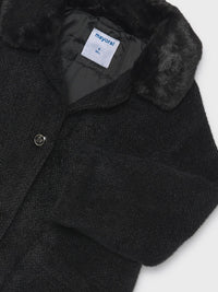 Casaco punto pelo Preto (Preto)  para Menina - Mayoral