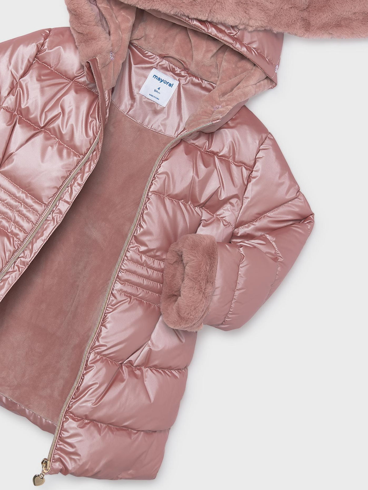 Blusão metalizado pelo Quartzo (Rosa)  para Menina - Mayoral