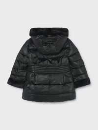 Blusão metalizado pelo Preto (Preto)  para Menina - Mayoral