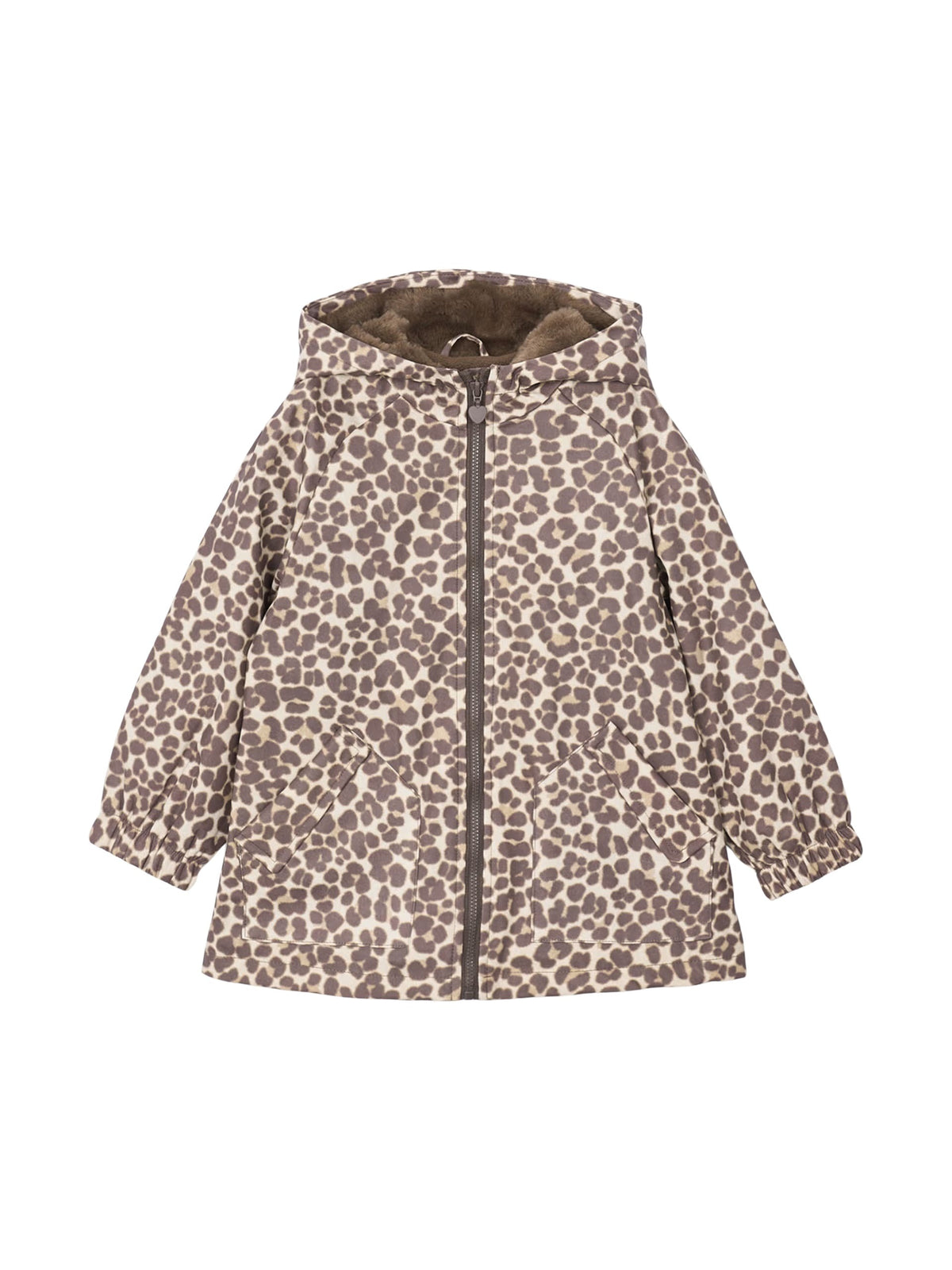 Parka com capucho pêlo Castanha (Castanho)  para Menina - Mayoral