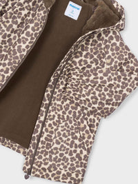 Parka com capucho pêlo Castanha (Castanho)  para Menina - Mayoral