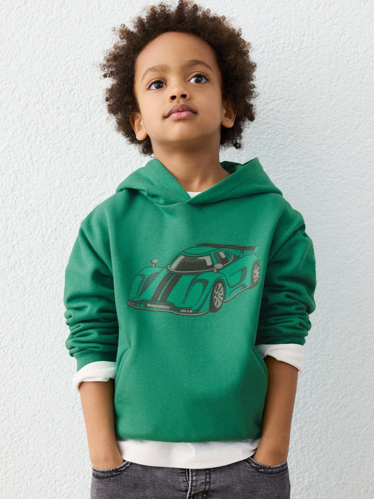 Sweat print relieve Acacia (Verde)  para Menino - Mayoral