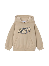 Sweat print relieve Avelã (Bege)  para Menino - Mayoral