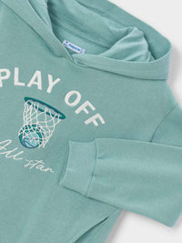Sweat bordada Aquário (Turquesa)  para Menino - Mayoral