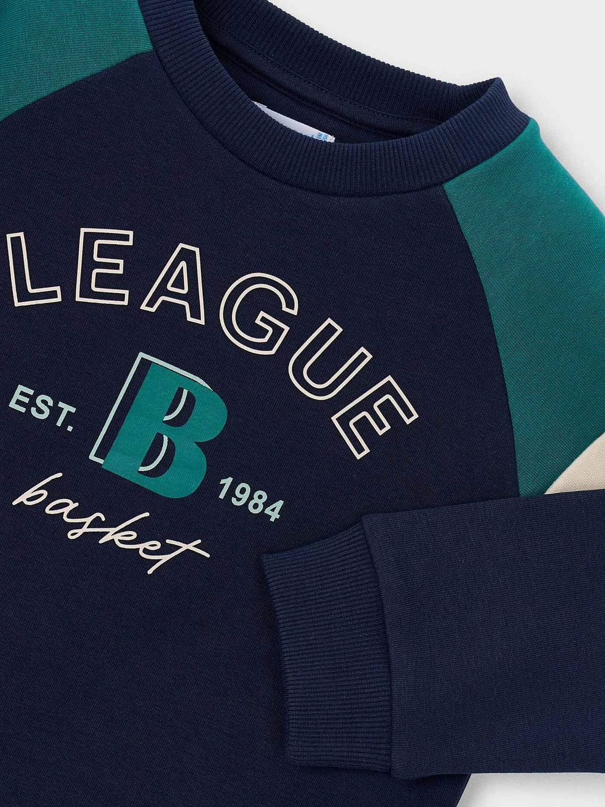 Sweat combinada "league" Azul (Marinho)  para Menino - Mayoral