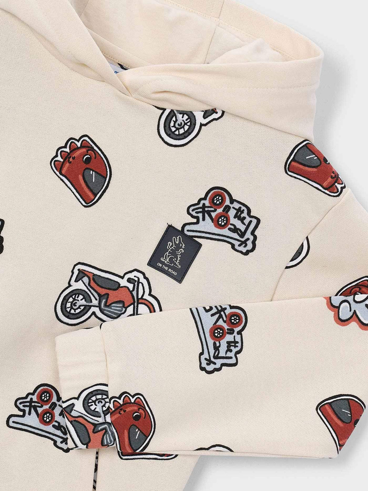 Sweat estampada Tofu (Bege)  para Menino - Mayoral