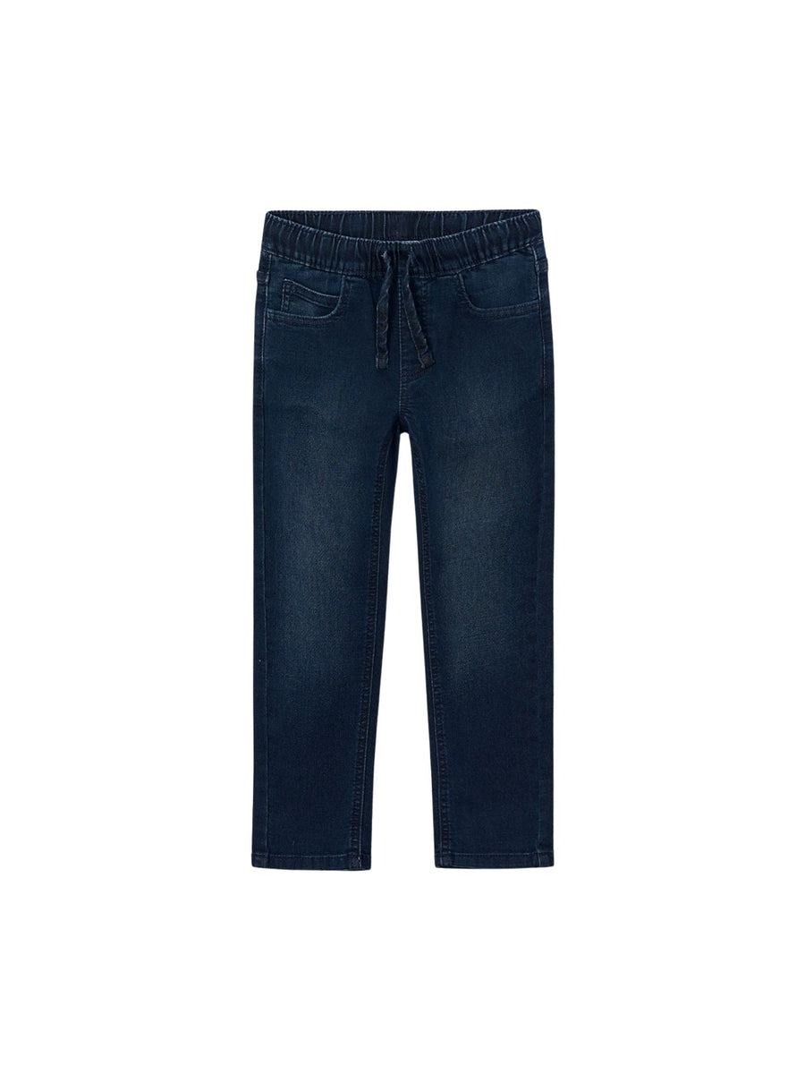 Calça soft denim jogger Blue black (Ganga)  para Menino - Mayoral