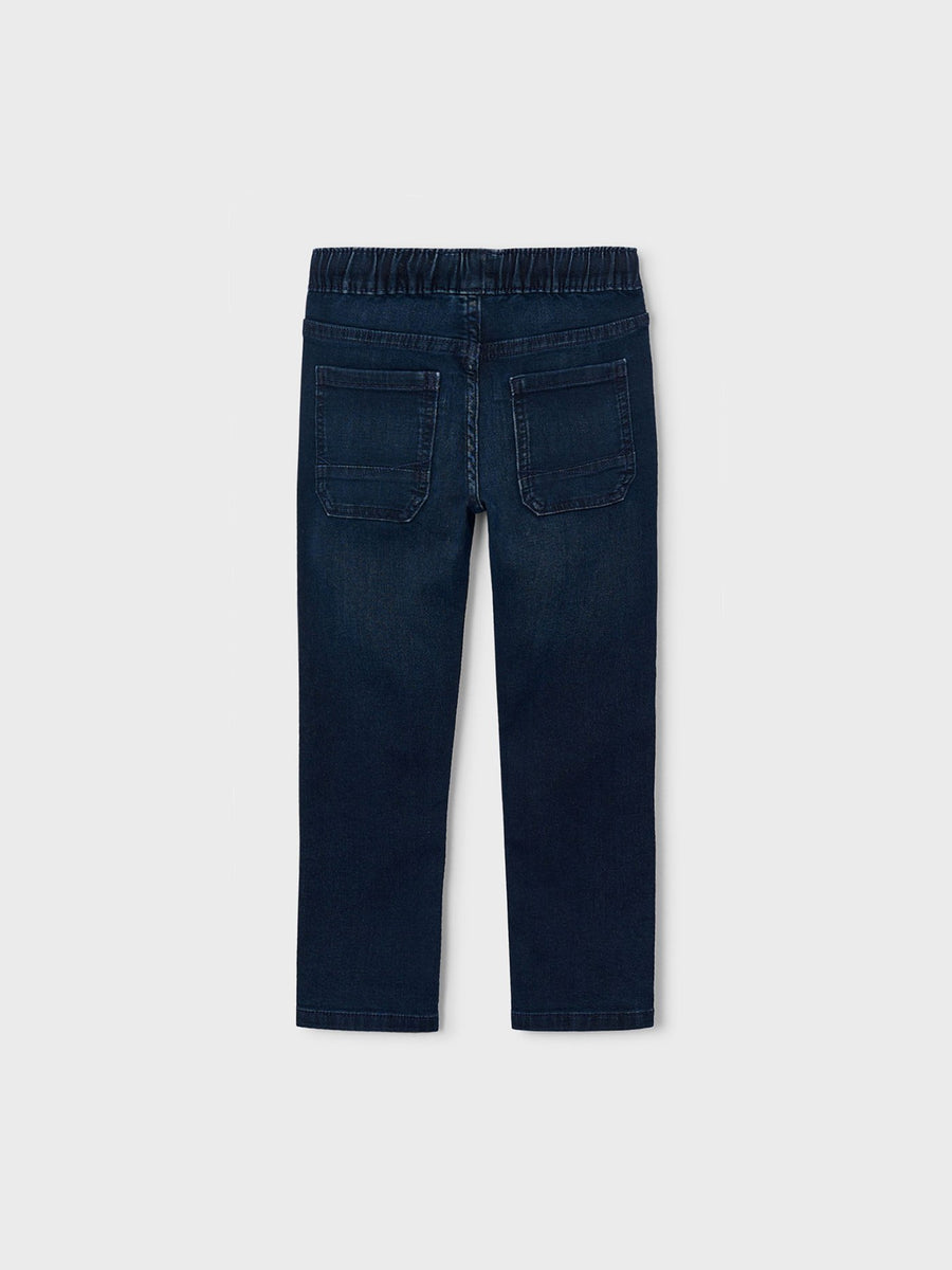 Calça soft denim jogger Blue black (Ganga)  para Menino - Mayoral