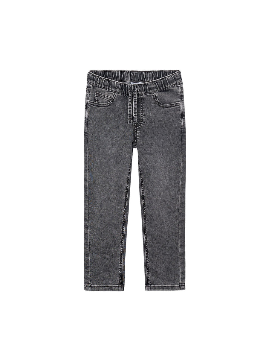 Calça soft denim jogger Cinz medio (Cinza)  para Menino - Mayoral