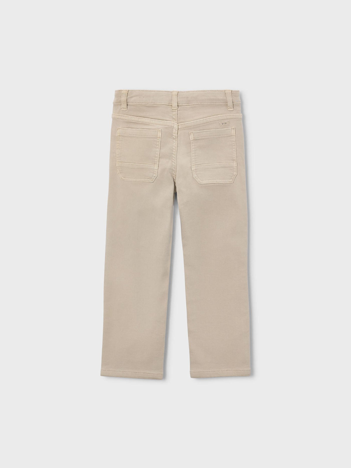 Calça soft 5b regular fit Nóz (Castanho Claro)  para Menino - Mayoral