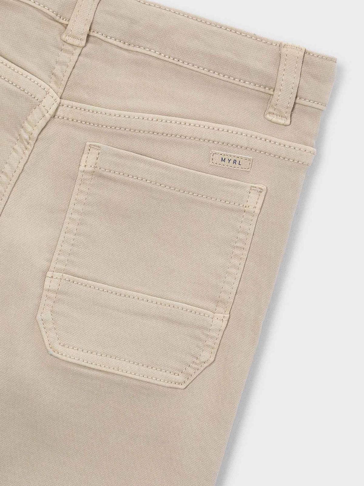 Calça soft 5b regular fit Nóz (Castanho Claro)  para Menino - Mayoral