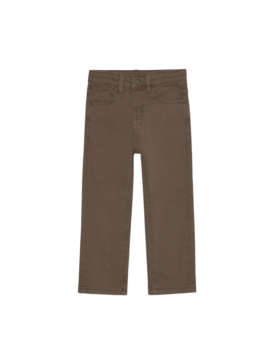 Calça soft 5b regular fit Cacau (Castanho)  para Menino - Mayoral