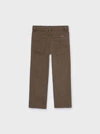 Calça soft 5b regular fit Cacau (Castanho)  para Menino - Mayoral