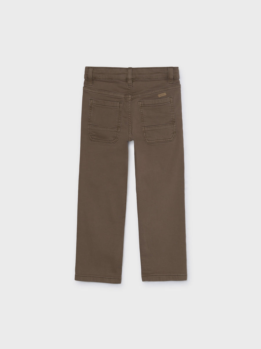 Calça soft 5b regular fit Cacau (Castanho)  para Menino - Mayoral