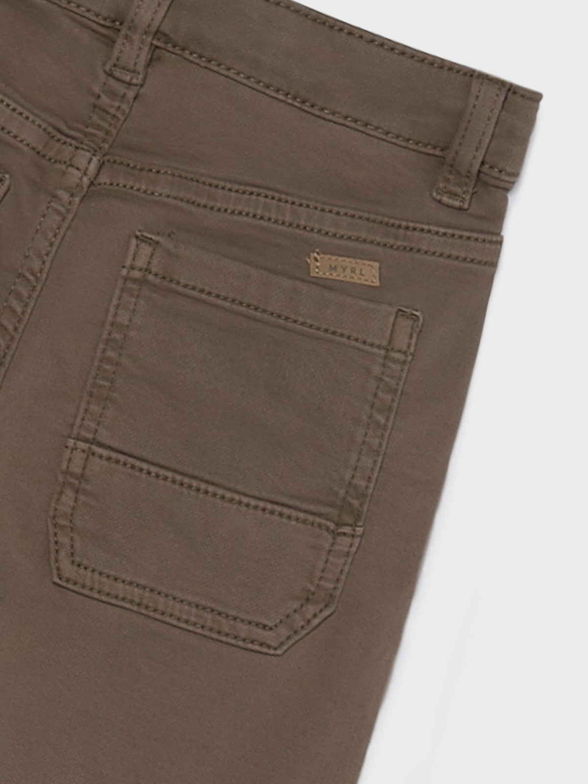 Calça soft 5b regular fit Cacau (Castanho)  para Menino - Mayoral