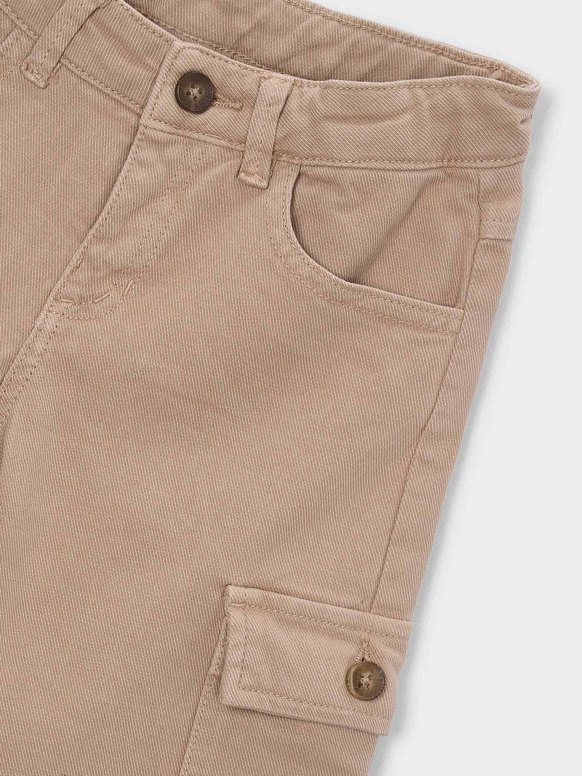 Calça cargo estruturada Dark topo (Castanho)  para Menino - Mayoral