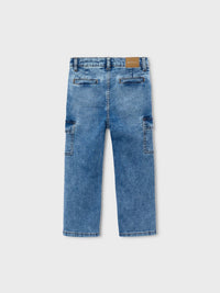 Calça soft denim cargo Claro (Ganga c/ Lavagem)  para Menino - Mayoral
