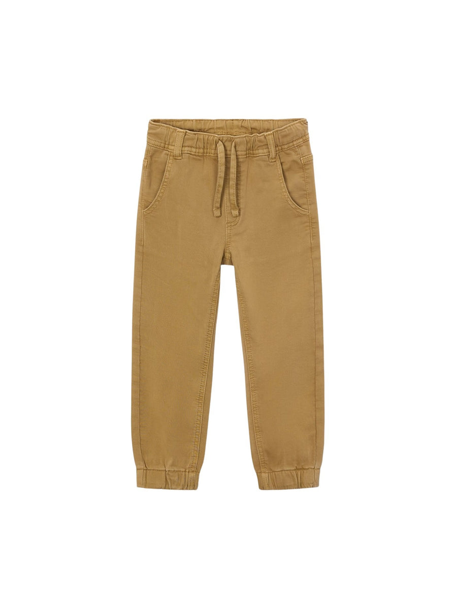 Calça jogger soft Bolacha (Castanho Claro)  para Menino - Mayoral