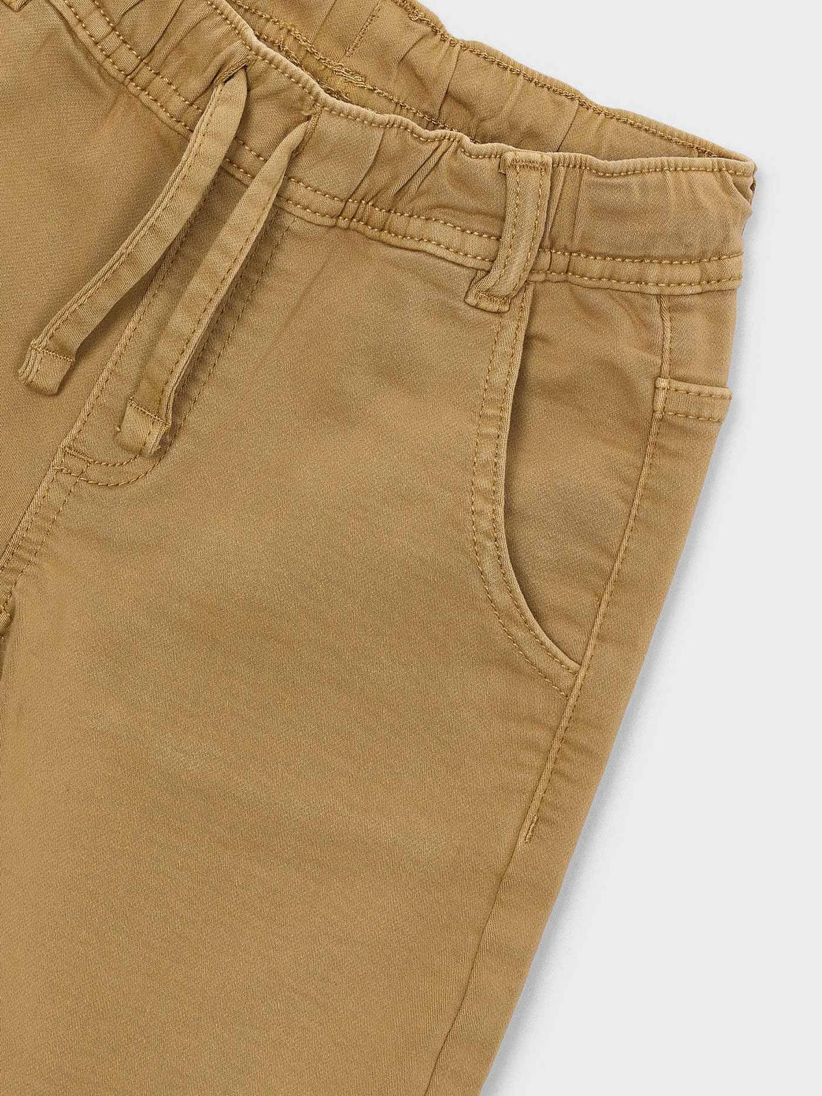 Calça jogger soft Bolacha (Castanho Claro)  para Menino - Mayoral