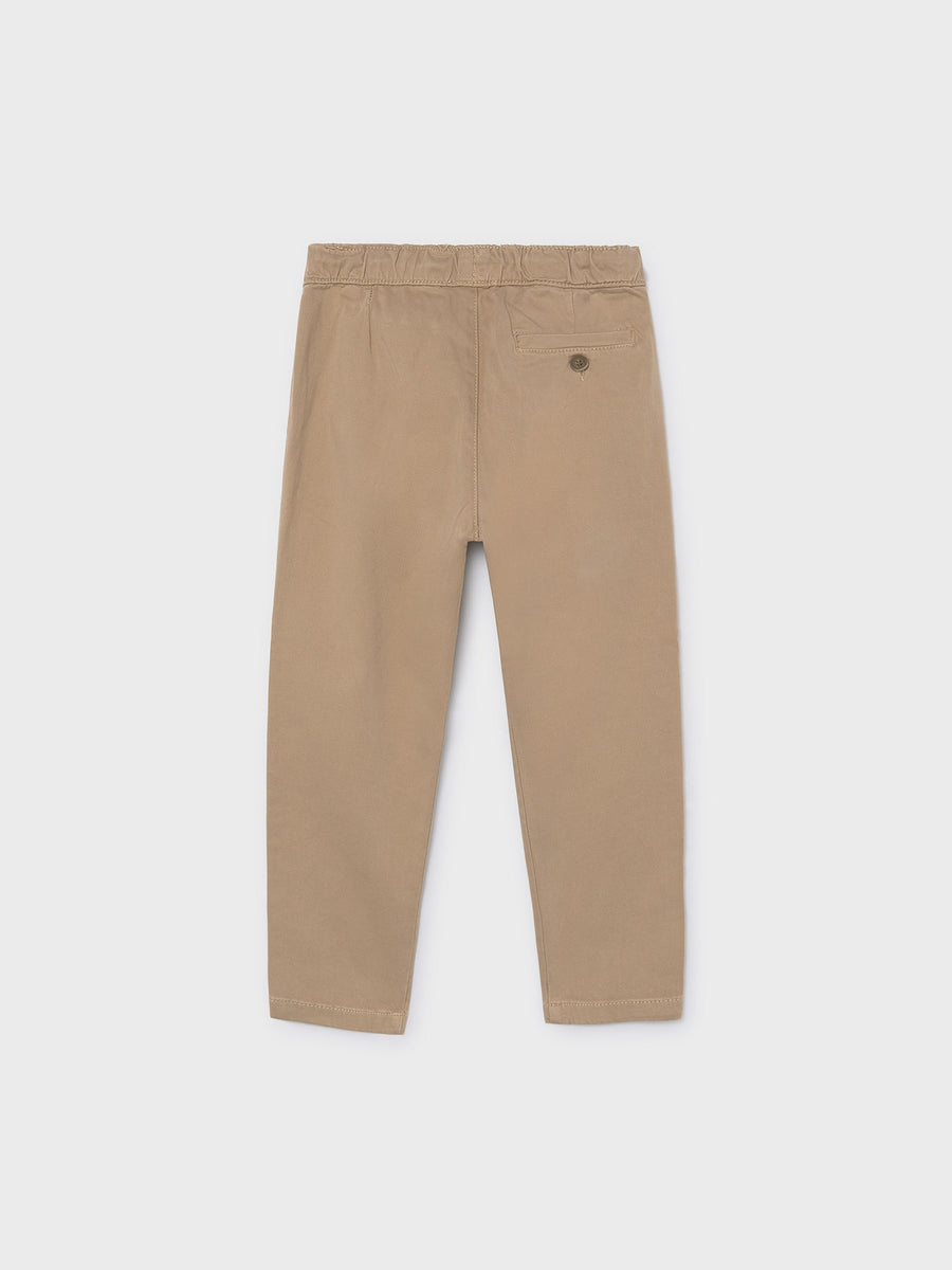 Calça chino jogger Avelã (Bege)  para Menino - Mayoral