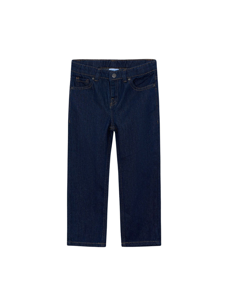 Calça denim wide fit Dark indig (Marinho)  para Menino - Mayoral