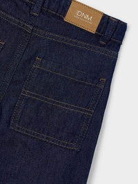 Calça denim wide fit Dark indig (Marinho)  para Menino - Mayoral