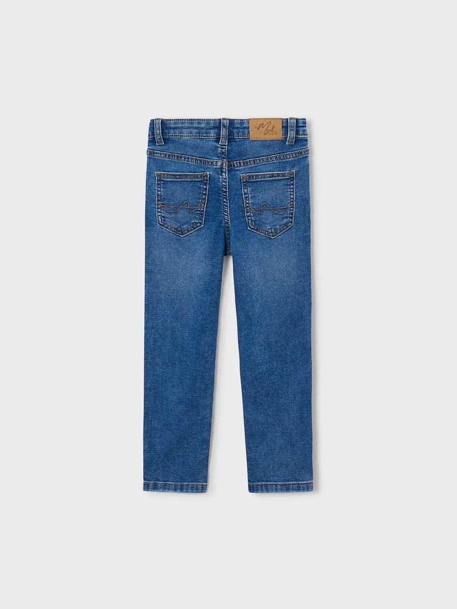 Calça soft denim 5b Base (Ganga)  para Menino - Mayoral
