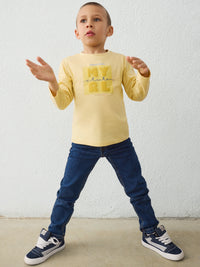 Calça soft denim 5b Escuro (Marinho)  para Menino - Mayoral