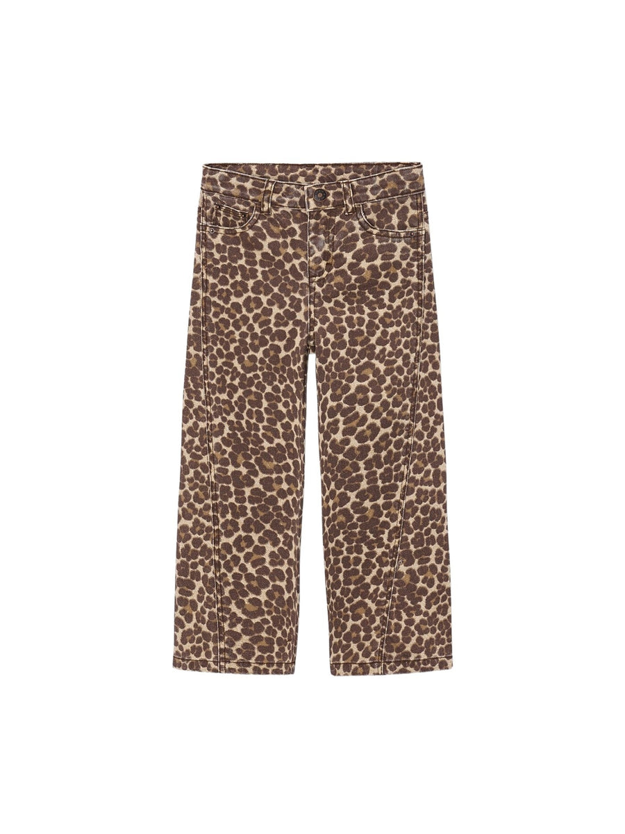 Calça sarja fantasia Castanha (Castanho)  para Menina - Mayoral