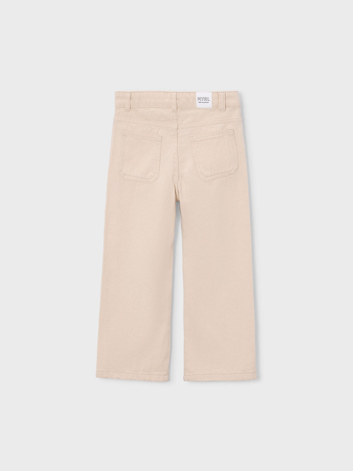 Calça sarja fantasia Tofu (Bege)  para Menina - Mayoral