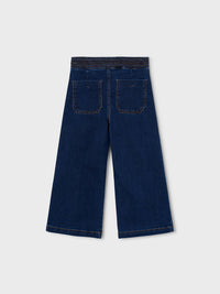 Calça ganga wide leg Super escu (Marinho)  para Menina - Mayoral