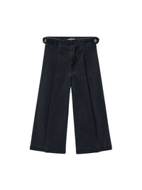 Calça ganga wide leg Carvão (Cinza Escuro)  para Menina - Mayoral