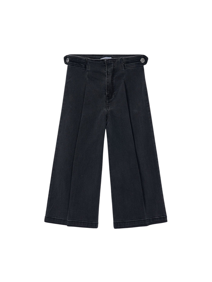 Calça ganga wide leg Carvão (Cinza Escuro)  para Menina - Mayoral