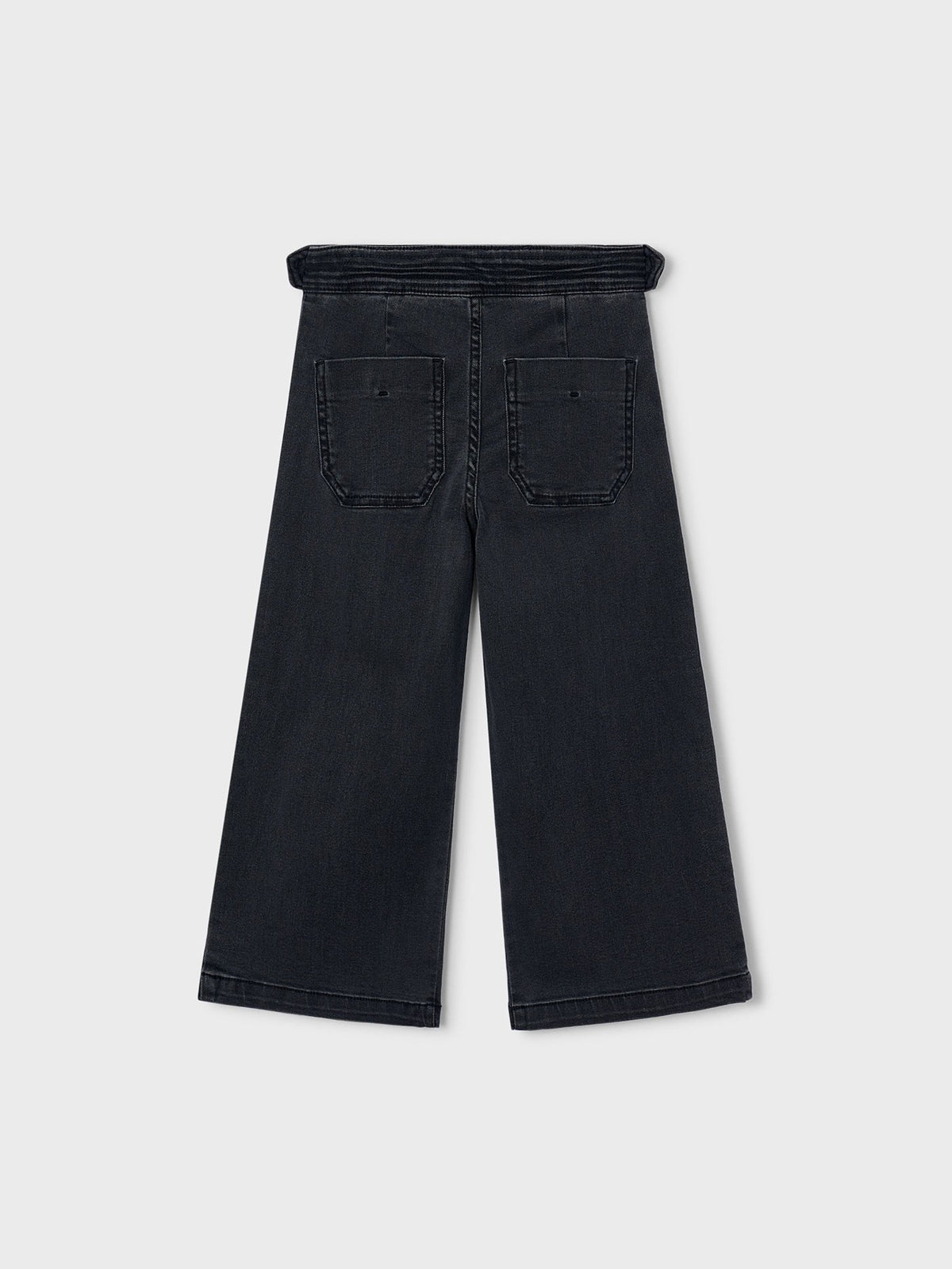 Calça ganga wide leg Carvão (Cinza Escuro)  para Menina - Mayoral