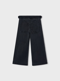 Calça ganga wide leg Carvão (Cinza Escuro)  para Menina - Mayoral