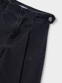 Calça ganga wide leg Carvão (Cinza Escuro)  para Menina - Mayoral