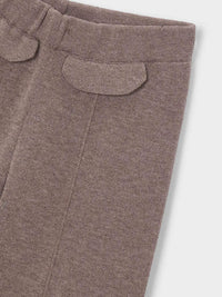 Calça tricô Moka mez (Castanho Claro)  para Menina - Mayoral