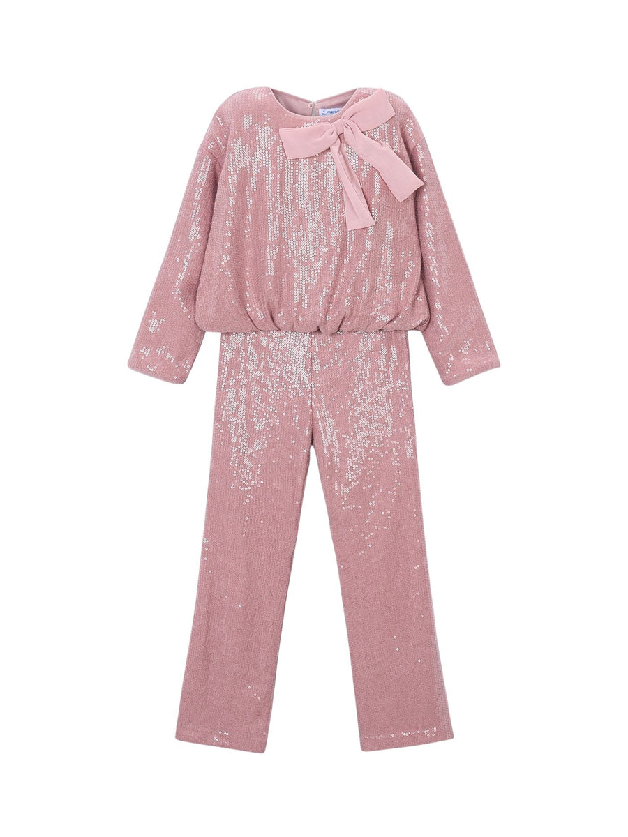 Conj. calça lantejoulas Quartzo (Rosa)  para Menina - Mayoral