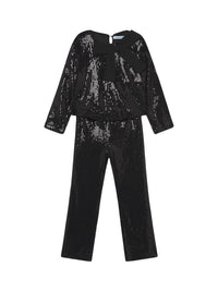 Conj. calça lantejoulas Preto (Preto)  para Menina - Mayoral