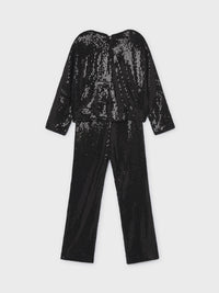 Conj. calça lantejoulas Preto (Preto)  para Menina - Mayoral