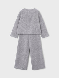 Conj. calça tricô Cinza mesc (Cinza Claro)  para Menina - Mayoral
