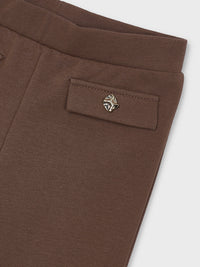 Leggings felpa flare Café (Castanho Escuro)  para Menina - Mayoral