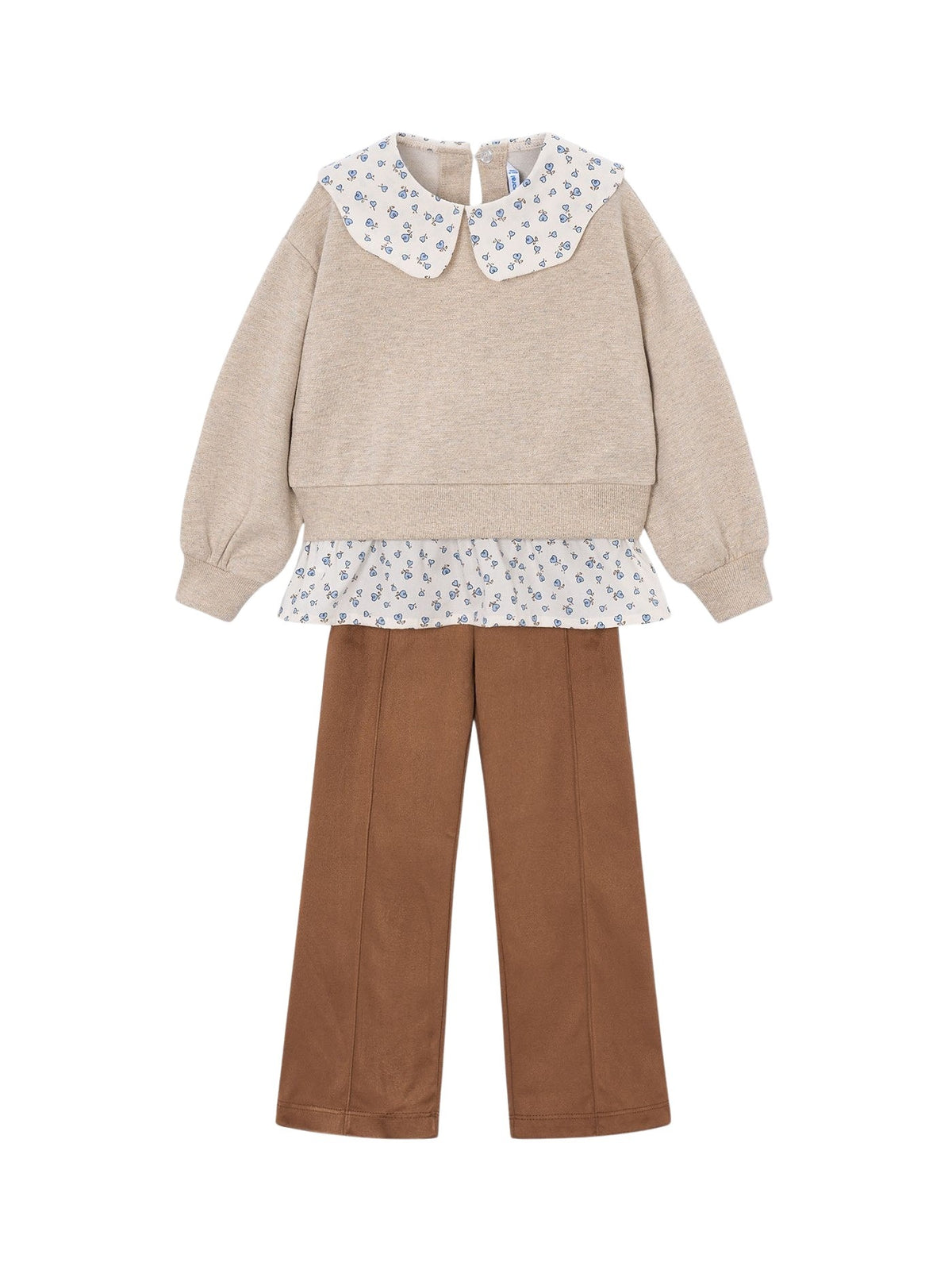 Conj. leggings antelina Toffee (Castanho Claro)  para Menina - Mayoral