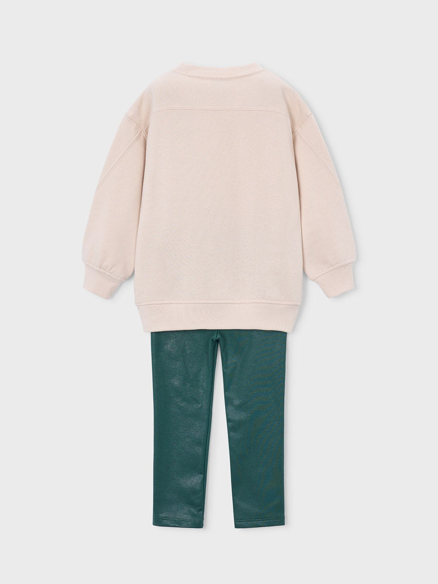 Conj. leggings blotch V.garrafa (Verde Escuro)  para Menina - Mayoral